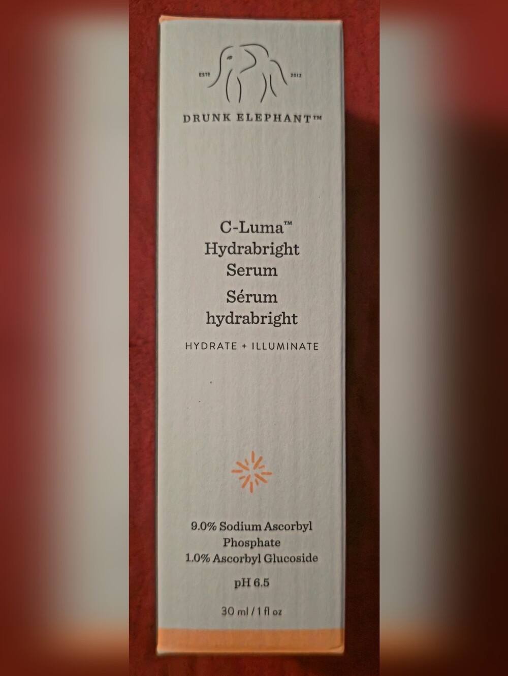 Drunk Elephant C-Luma Hydrabrigh t Serum — Brighten & Beautiful! NEW In BOX.